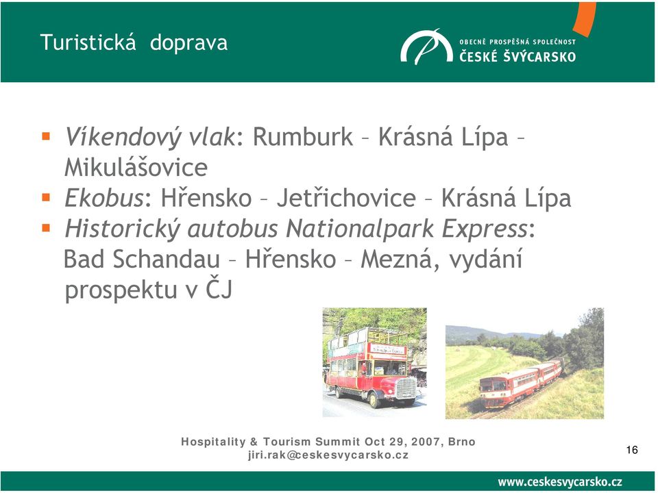 Krásná Lípa Historický autobus Nationalpark