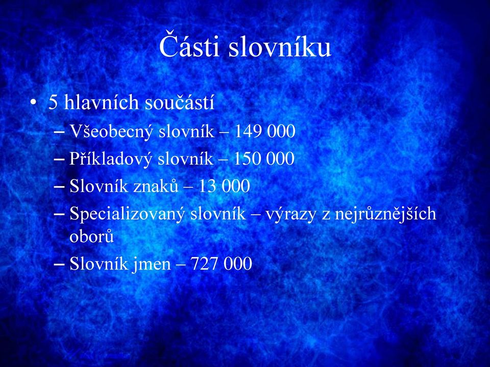 Slovník znaků 13 000 Specializovaný slovník