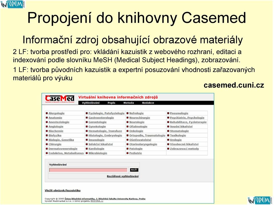 podle slovníku MeSH (Medical Subject Headings), zobrazování.
