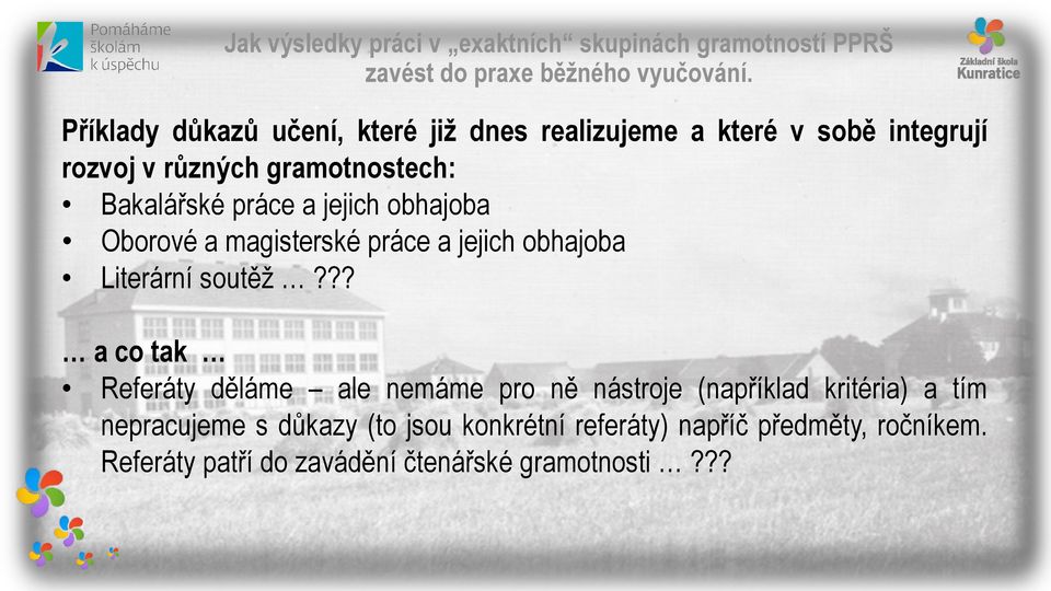 jejich obhajoba Oborové a magisterské práce a jejich obhajoba Literární soutěž?