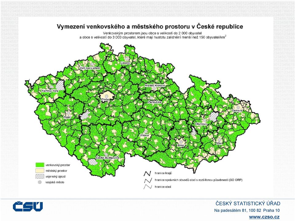 základě rozdělení dat do 5 stejných intervalů mezi max. a min.