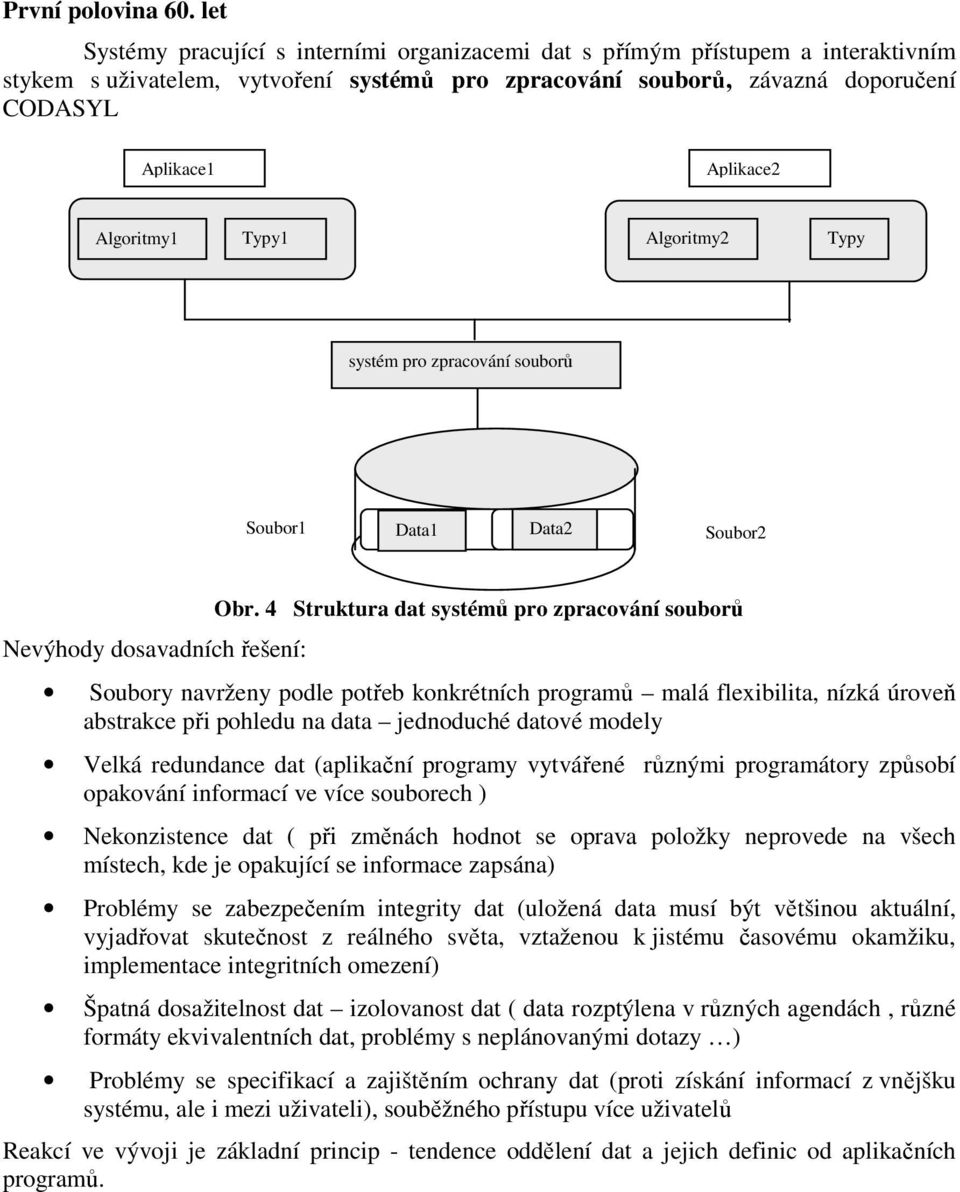 Algoritmy1 Typy1 Algoritmy2 Typy 2 systém pro zpracování souborů Soubor1 Data1 Data2 Soubor2 Nevýhody dosavadních řešení: Obr.