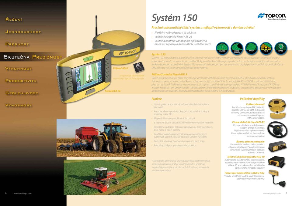 třikonstelační technologií Topcon Paradigm G3.