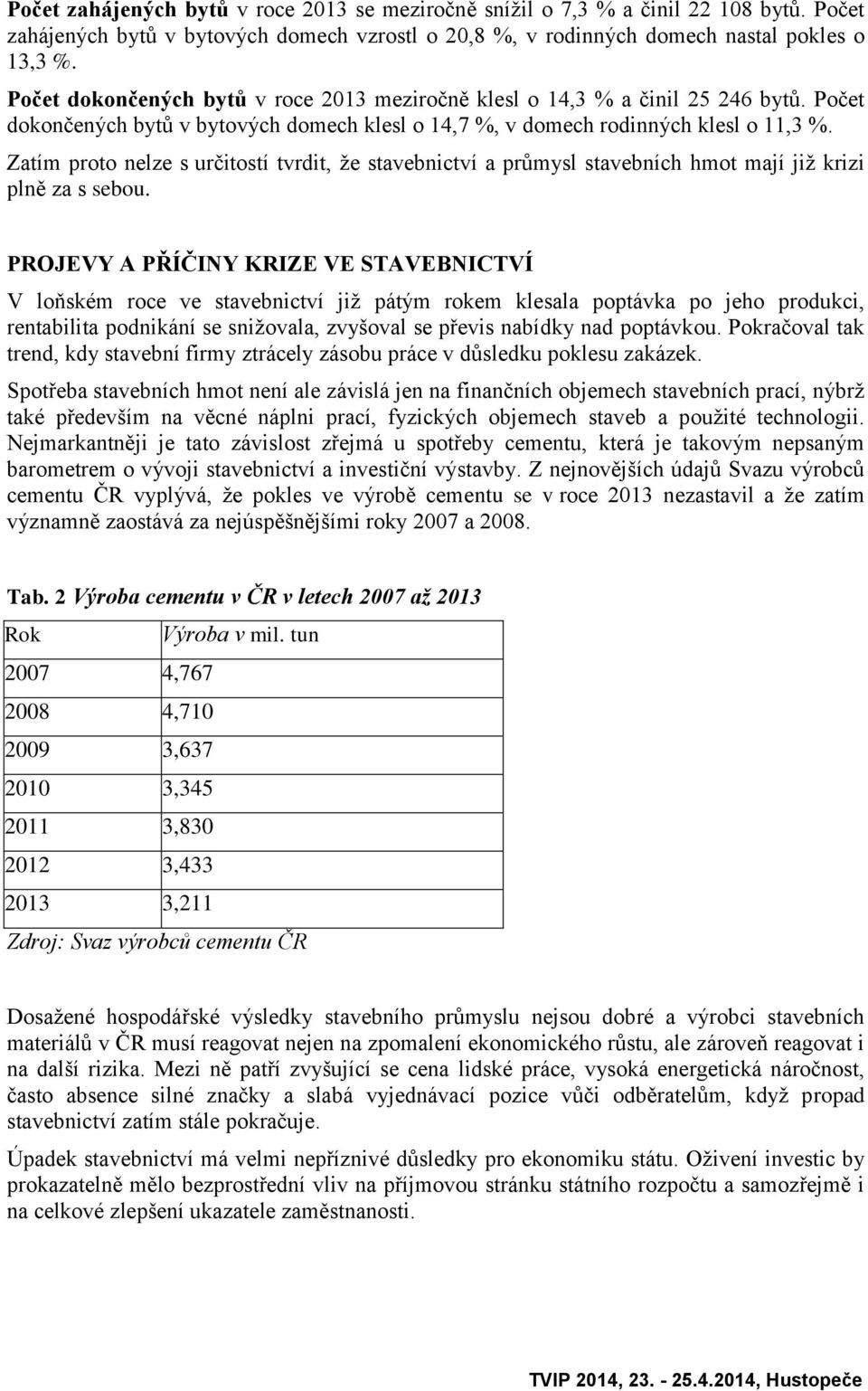 Zatím proto nelze s určitostí tvrdit, že stavebnictví a průmysl stavebních hmot mají již krizi plně za s sebou.