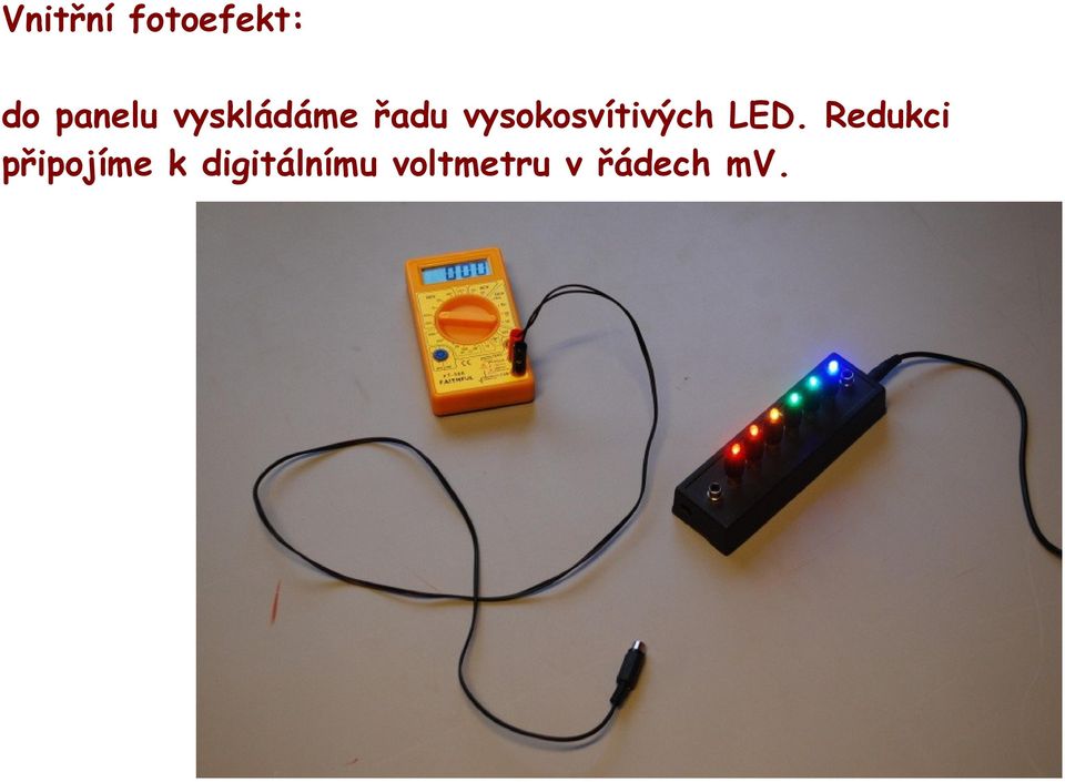 vysokosvítivých LED.