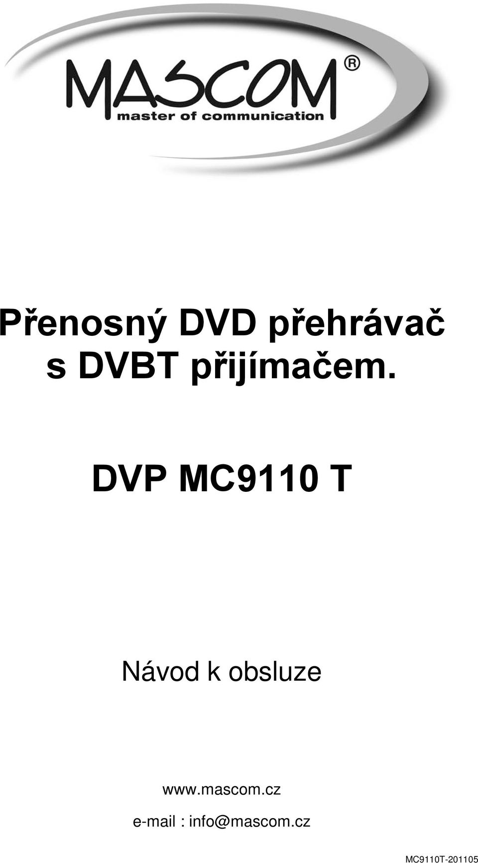 DVP MC9110 T Návod k obsluze