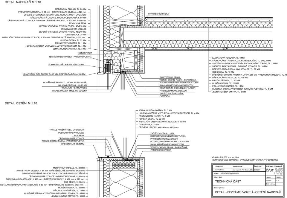 8 MM SÁDROVLÁKNITÁ DESKA, ZVUKOVĚ IZOLAČNÍ, TL. 2x12,5 MM SYSTÉMOVÁ DESKA S VEDENÍM PODLAHOVÉHO TOPENÍ, TL. 18 MM SÁDROVLÁKNITÁ DESKA, ZVUKOVĚ IZOLAČNÍ, TL. 10 MM DŘEVOVLÁNITÁ PODLAHOVÁ IZOALCE, TL.