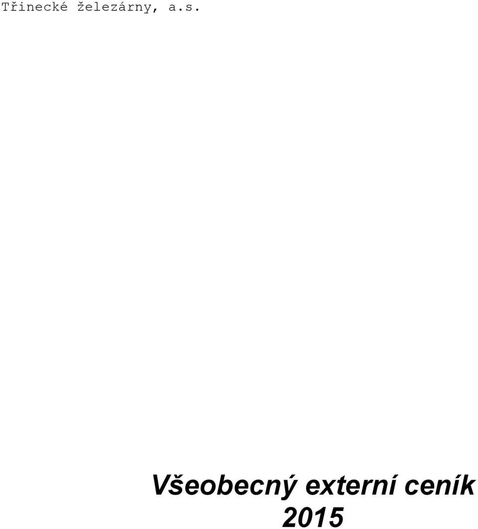 s. Všeobecný