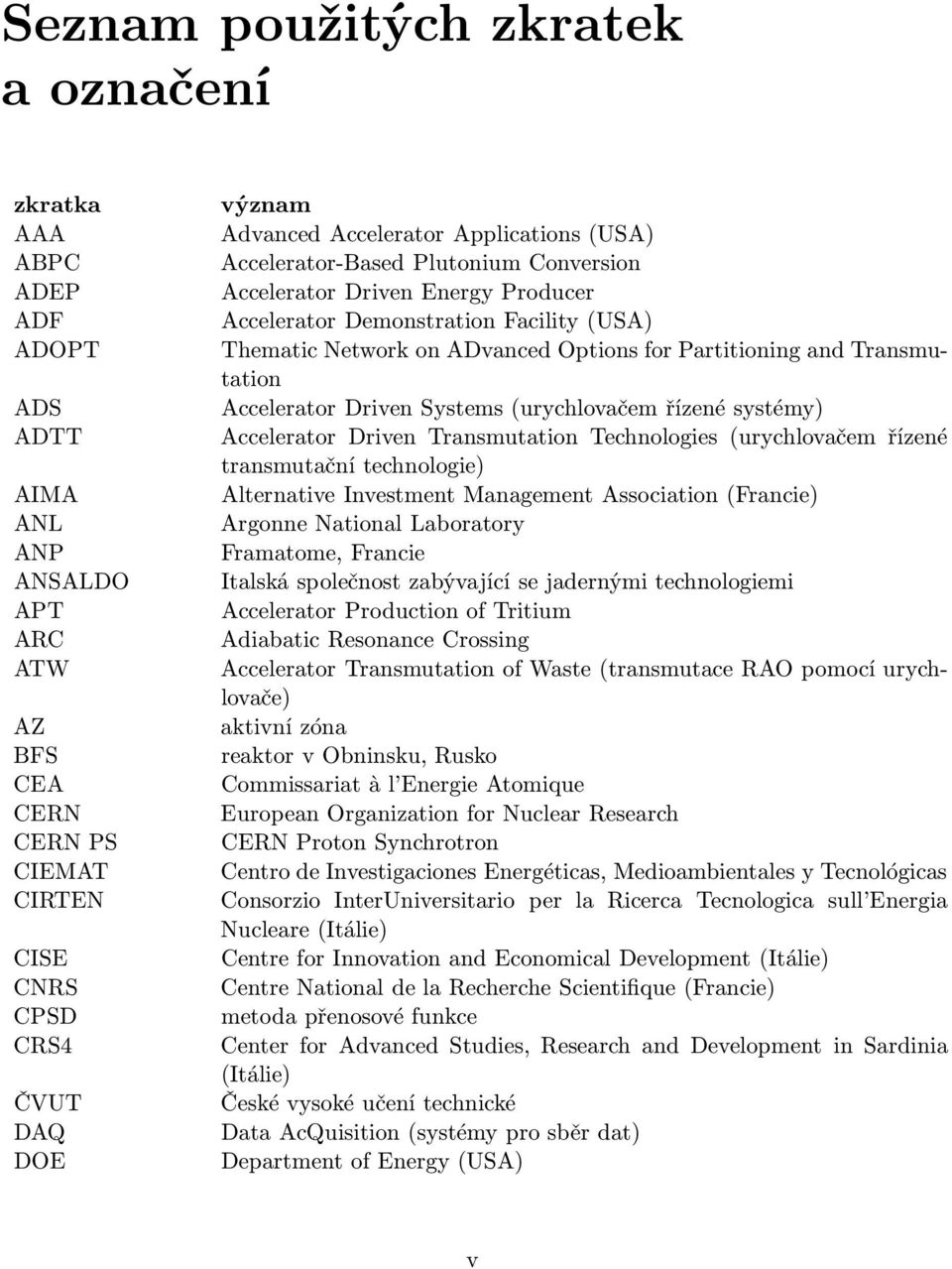 and Transmutation Accelerator Driven Systems(urychlovačem řízené systémy) Accelerator Driven Transmutation Technologies (urychlovačem řízené transmutační technologie) Alternative Investment