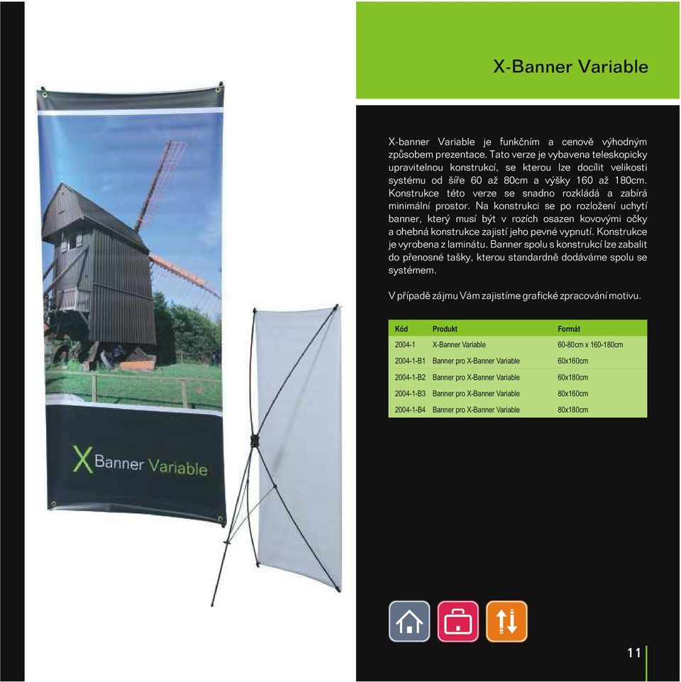 2004-1-B4 Banner pro X-Banner Variable Banner pro X-Banner