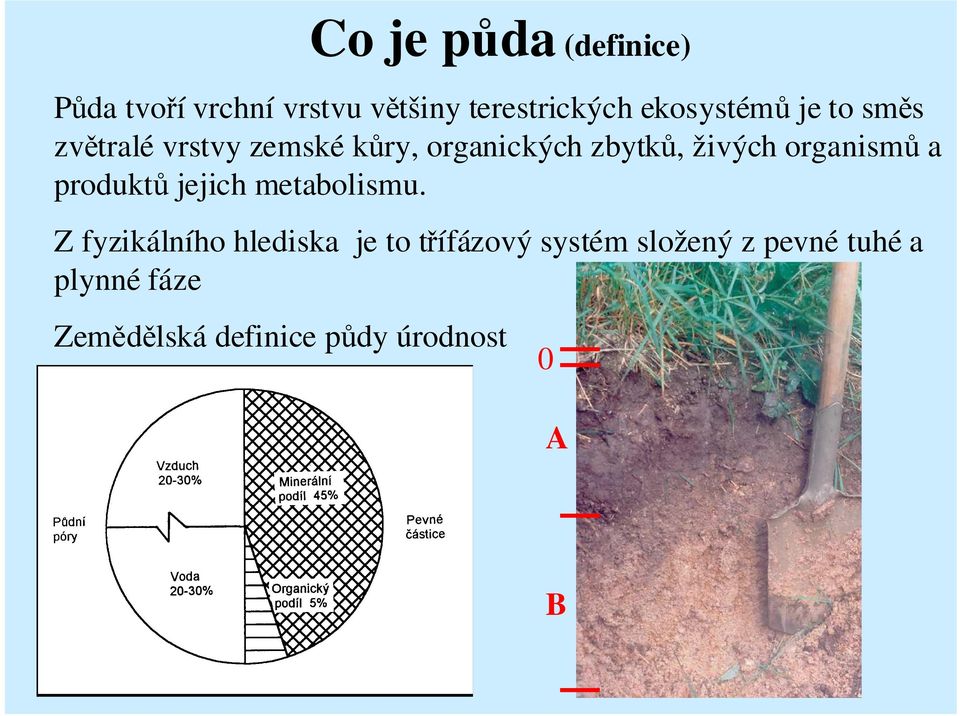 živých organismů a produktů jejich metabolismu.