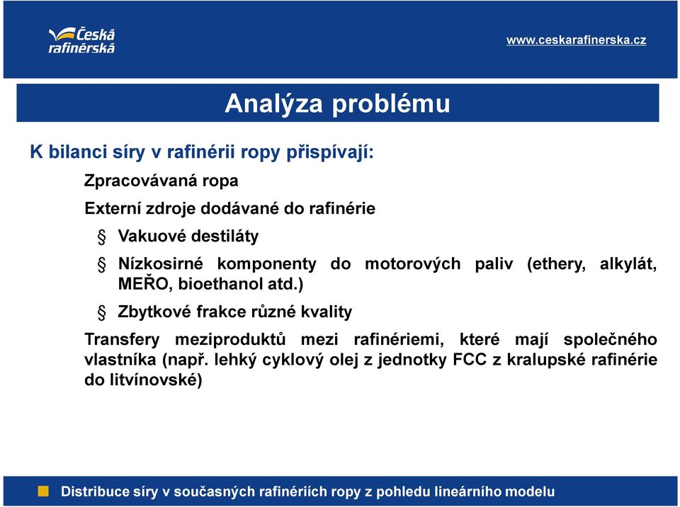 MEŘO, bioethanol atd.