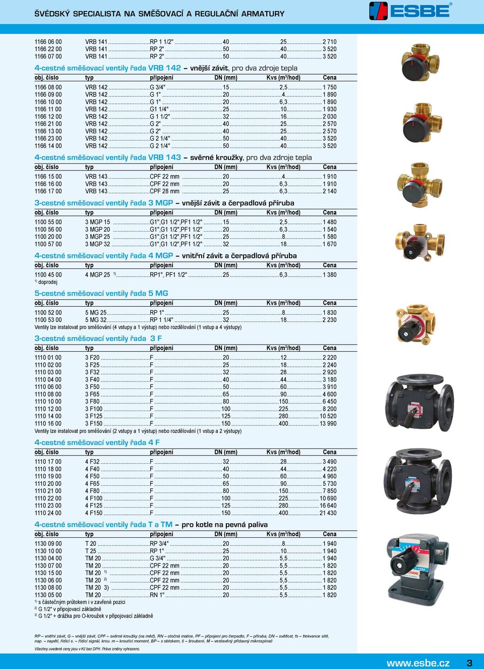 ..G 1 1/2"... 32...16... 2 030 1166 21 00 VRB 142...G 2"... 40...25... 2 570 1166 13 00 VRB 142...G 2"... 40...25... 2 570 1166 23 00 VRB 142...G 2 1/4"... 50...40... 3 520 1166 14 00 VRB 142.