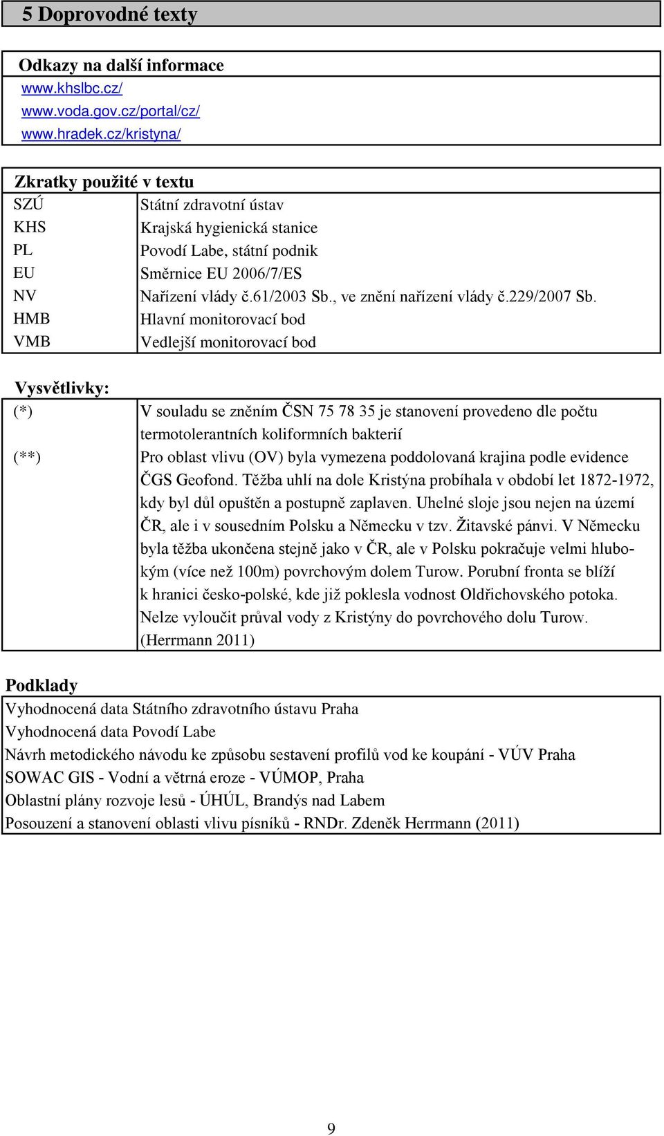 , ve znění nařízení vlády č.229/2007 Sb.