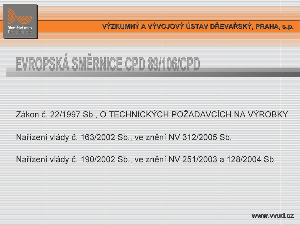 Nařízení vlády č. 163/2002 Sb.