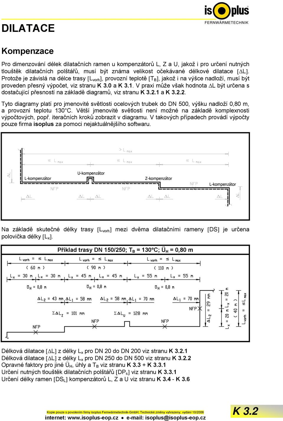 V praxi může však hodnota ΔL být určena s dostačující přesností na základě diagramů, viz stranu K 3.2.