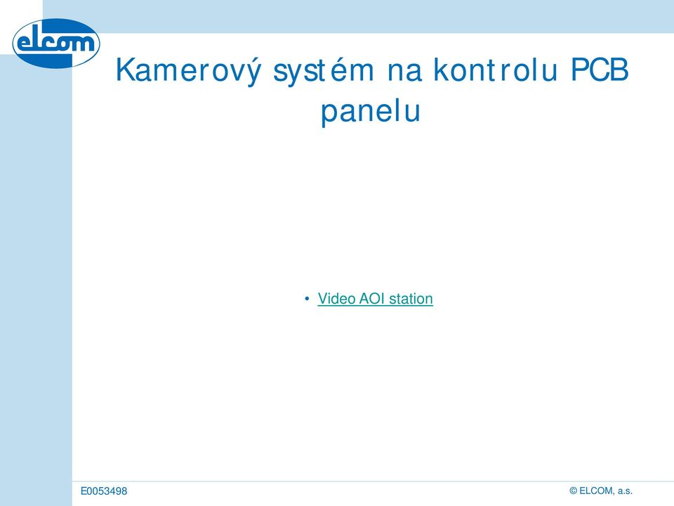 kontrolu PCB