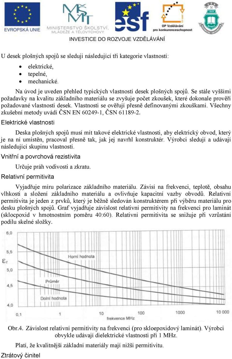 Všechny zkušební metody uvádí ČSN EN 60249-1, ČSN 61189-2.