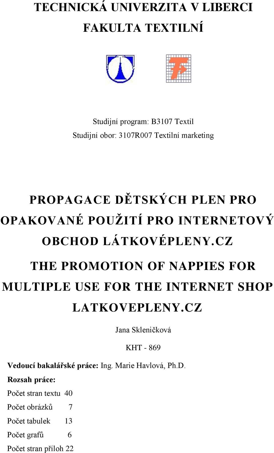 CZ THE PROMOTION OF NAPPIES FOR MULTIPLE USE FOR THE INTERNET SHOP LATKOVEPLENY.