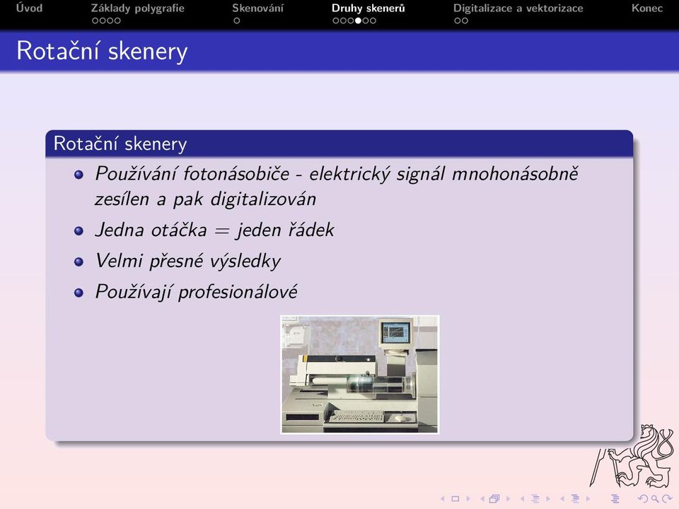 zesílen a pak digitalizován Jedna otáčka =