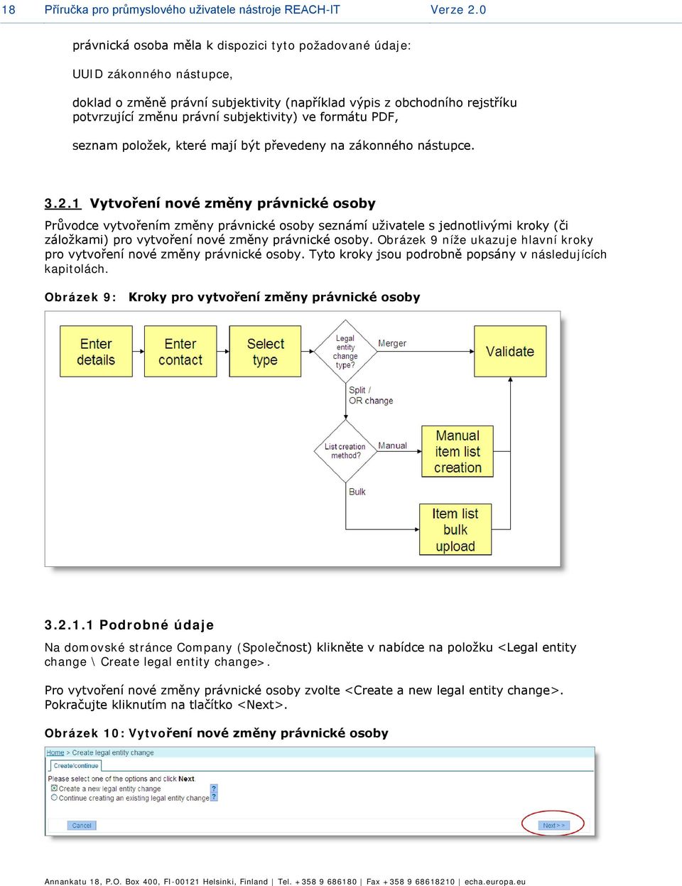 formátu PDF, seznam položek, které mají být převedeny na zákonného nástupce. 3.2.