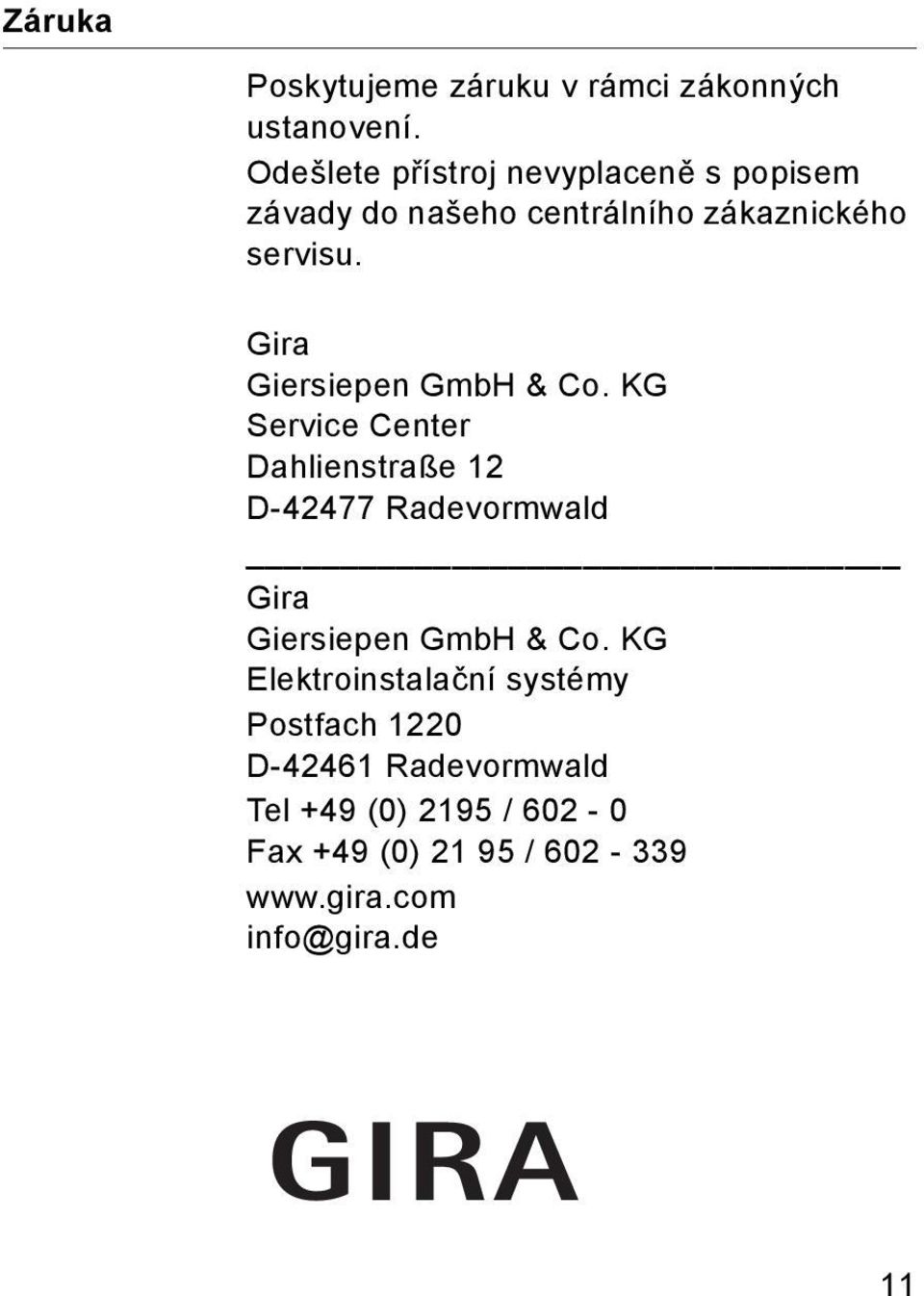 Gira Giersiepen GmbH & Co.