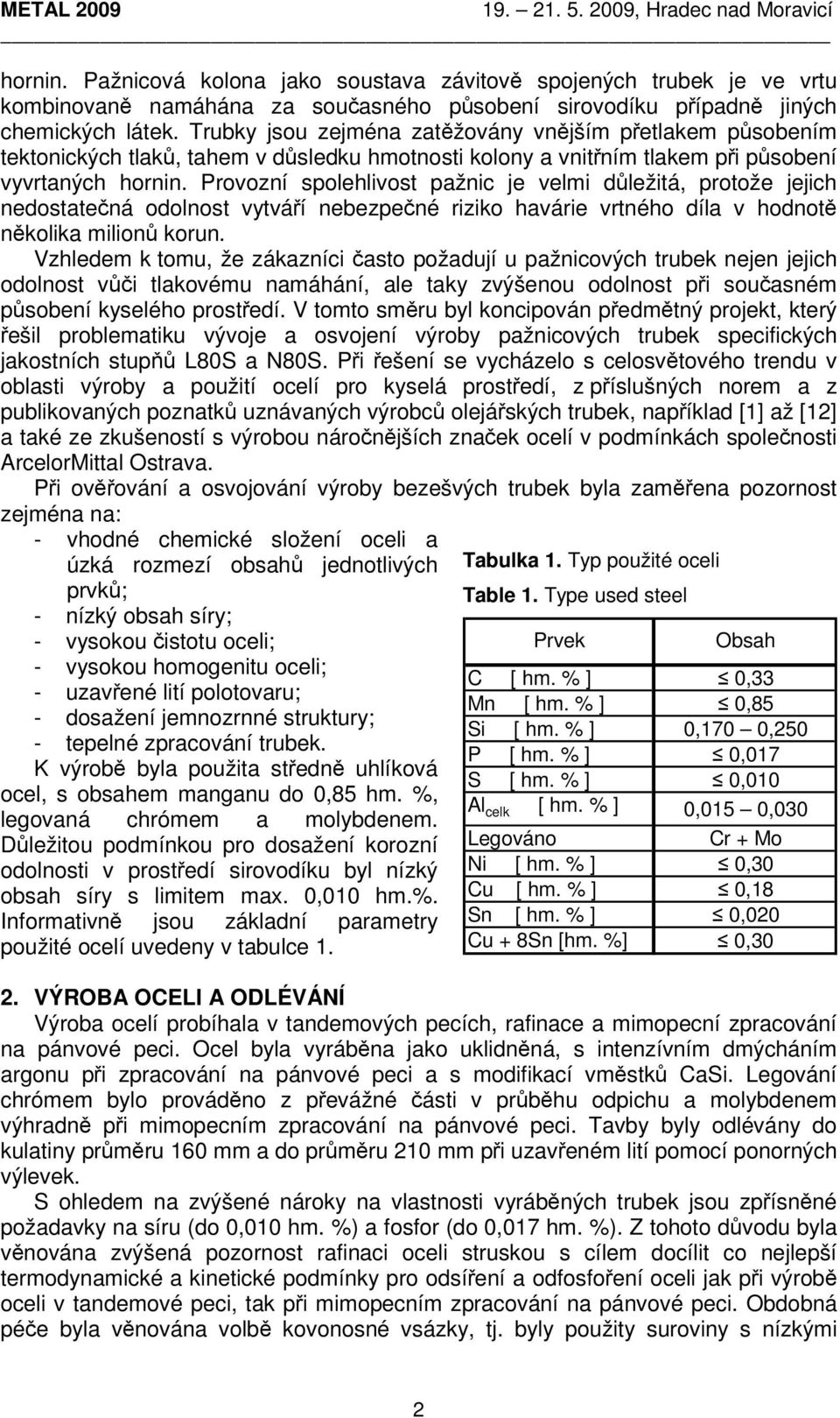 Provozní spolehlivost pažnic je velmi důležitá, protože jejich nedostatečná odolnost vytváří nebezpečné riziko havárie vrtného díla v hodnotě několika milionů korun.