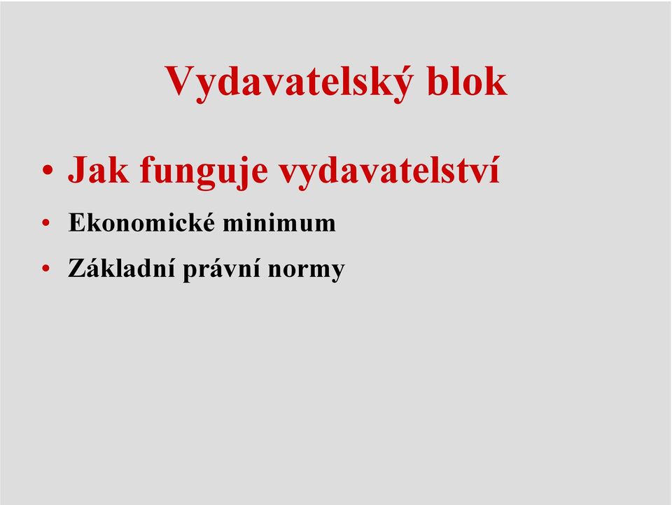 vydavatelství