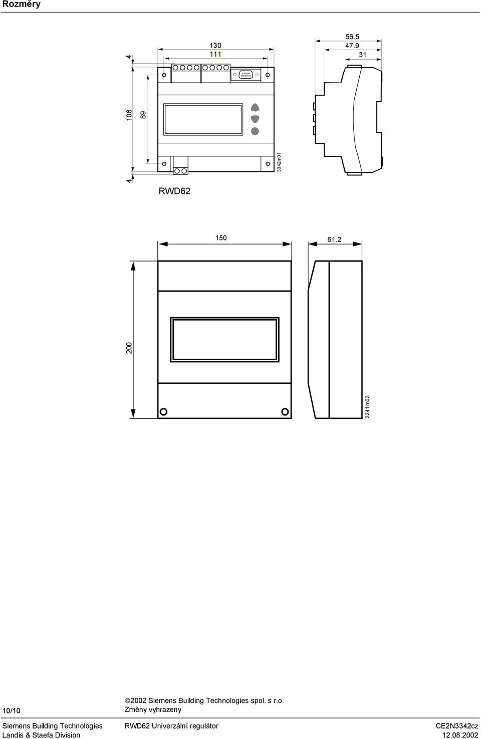 2 3341m03 200 10/10 2002 Siemens Building