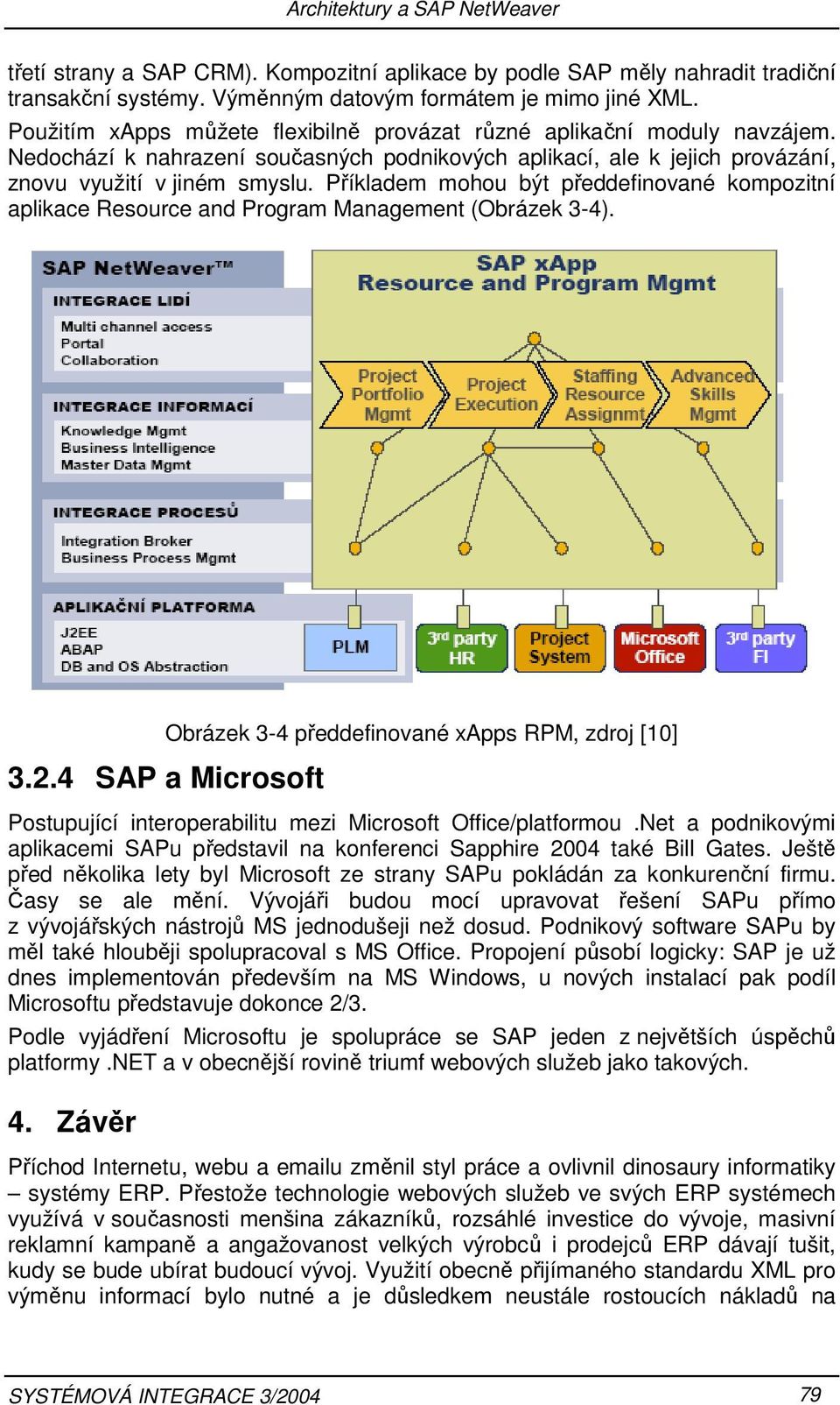 Příkladem mohou být předdefinované kompozitní aplikace Resource and Program Management (Obrázek 3-4). Obrázek 3-4 předdefinované xapps RPM, zdroj [10] 3.2.