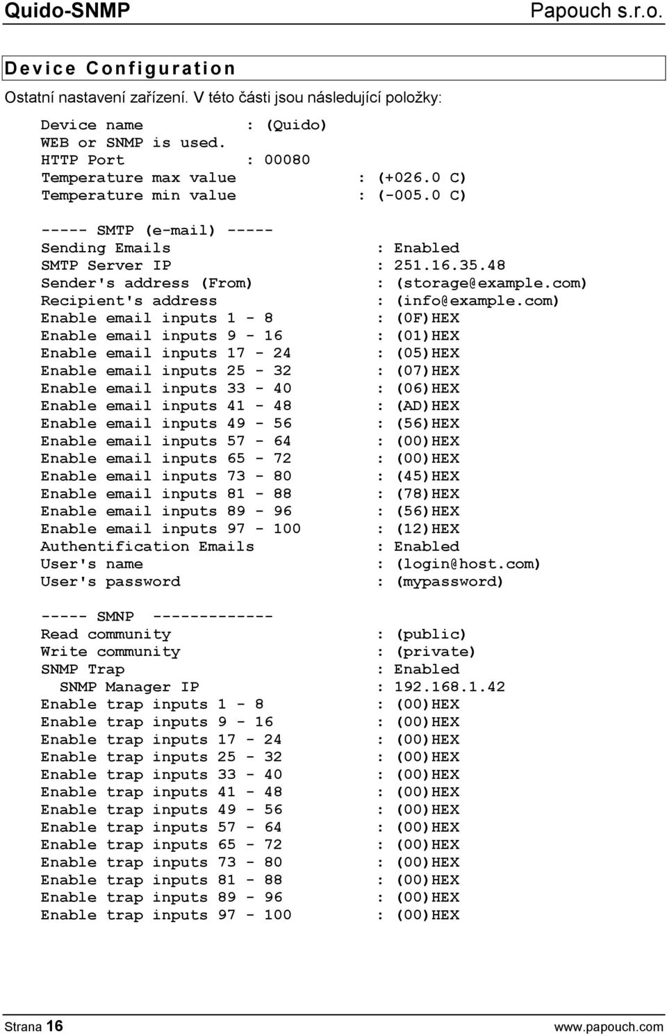 48 Sender's address (From) : (storage@example.com) Recipient's address : (info@example.