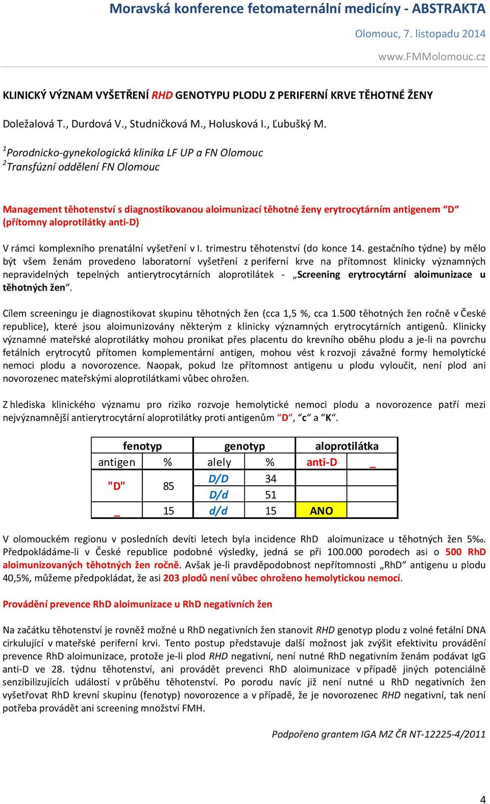 vyšetření v I. trimestru těhotenství (do konce 14.