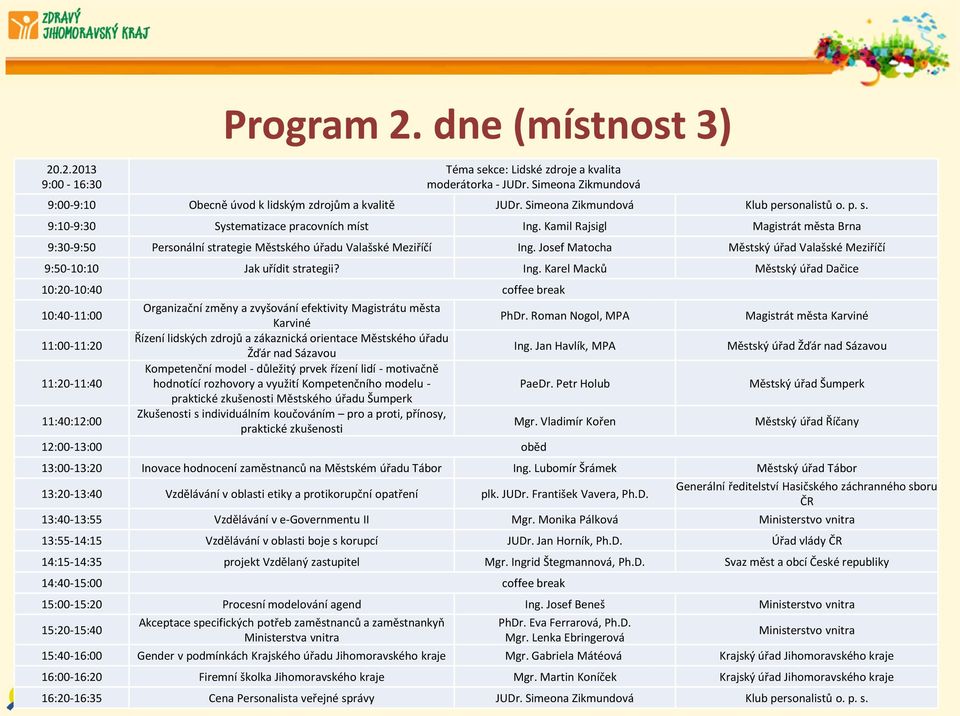 Josef Matocha Městský úřad Valašské Meziříčí 9:50-10:10 Jak uřídit strategii? Ing.