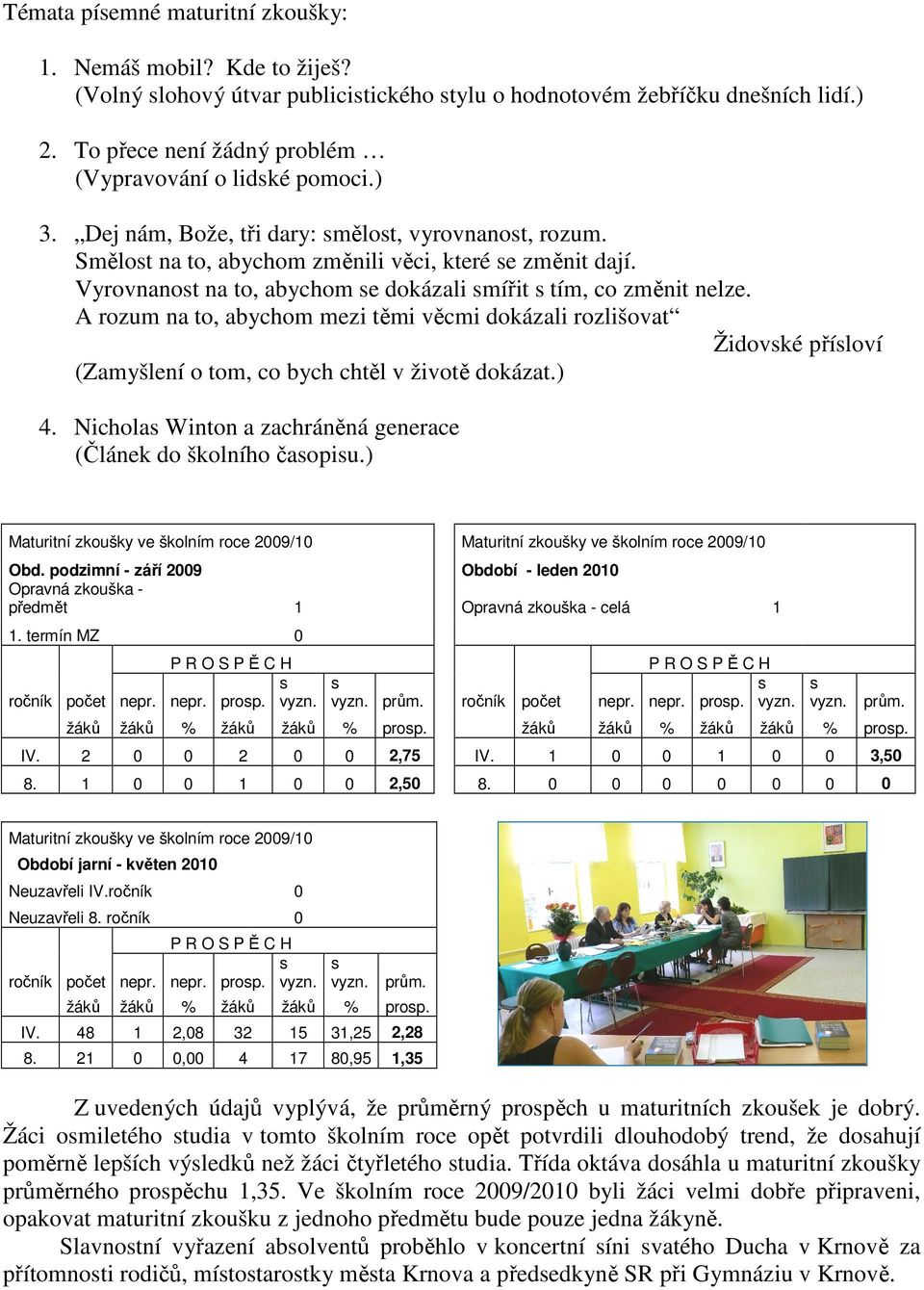 Vyrovnanost na to, abychom se dokázali smířit s tím, co změnit nelze. A rozum na to, abychom mezi těmi věcmi dokázali rozlišovat Židovské přísloví (Zamyšlení o tom, co bych chtěl v životě dokázat.) 4.