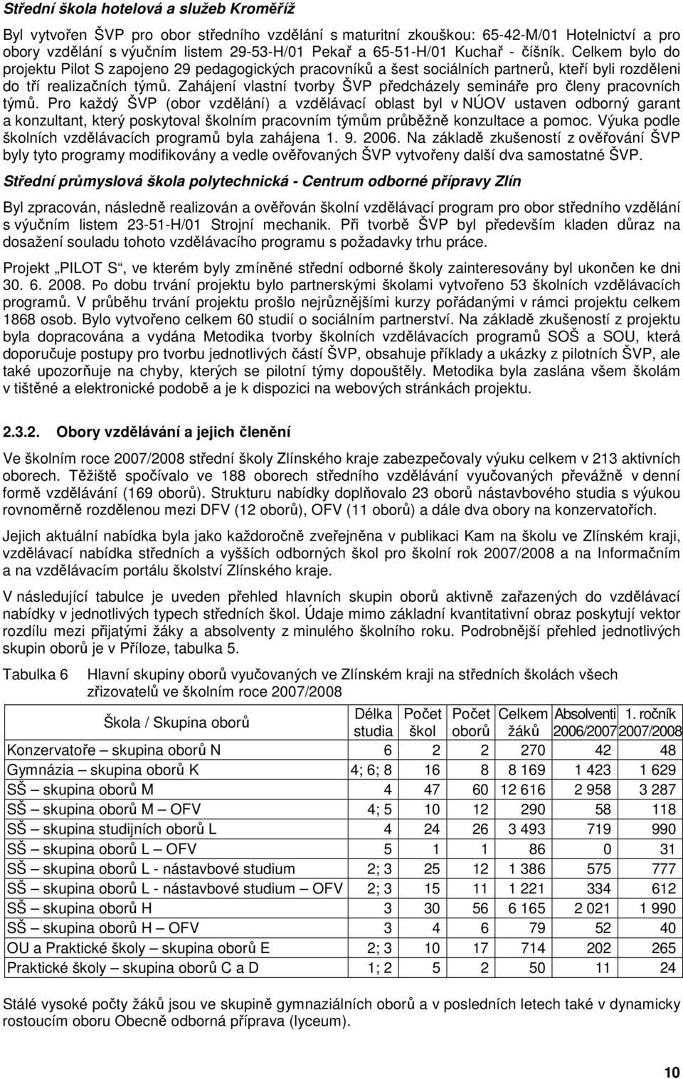 Zahájení vlastní tvorby ŠVP předcházely semináře pro členy pracovních týmů.