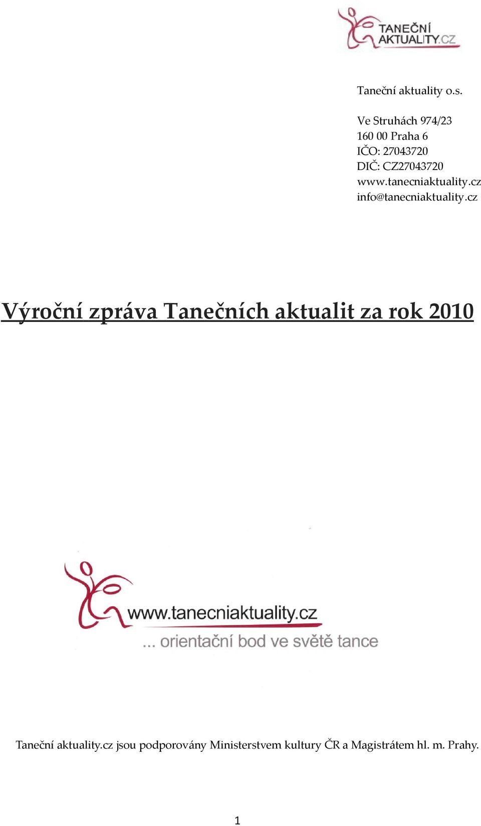 tanecniaktuality.cz info@tanecniaktuality.