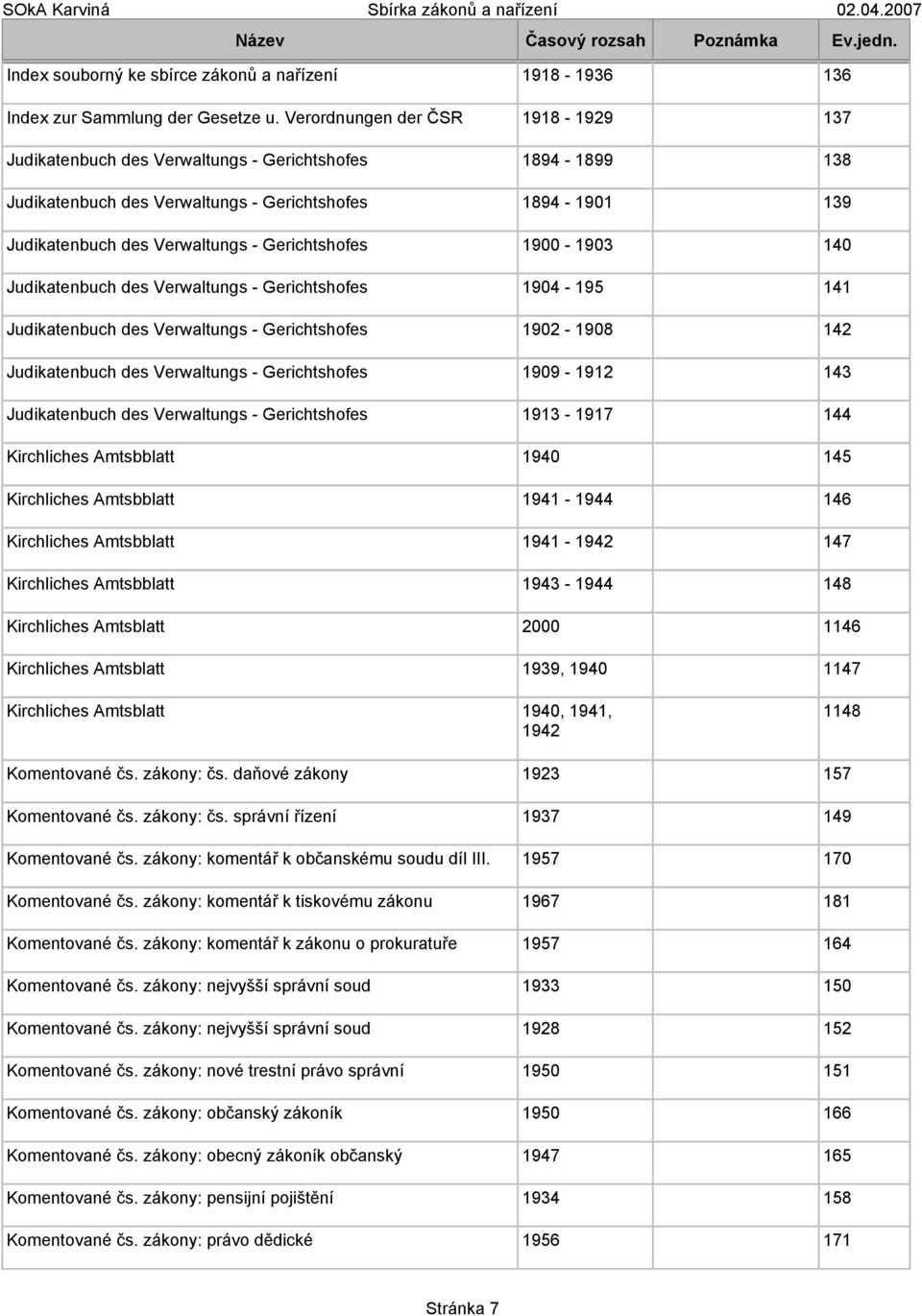 Gerichtshofes Judikatenbuch des Verwaltungs - Gerichtshofes Judikatenbuch des Verwaltungs - Gerichtshofes Judikatenbuch des Verwaltungs - Gerichtshofes Kirchliches Amtsbblatt Kirchliches Amtsbblatt