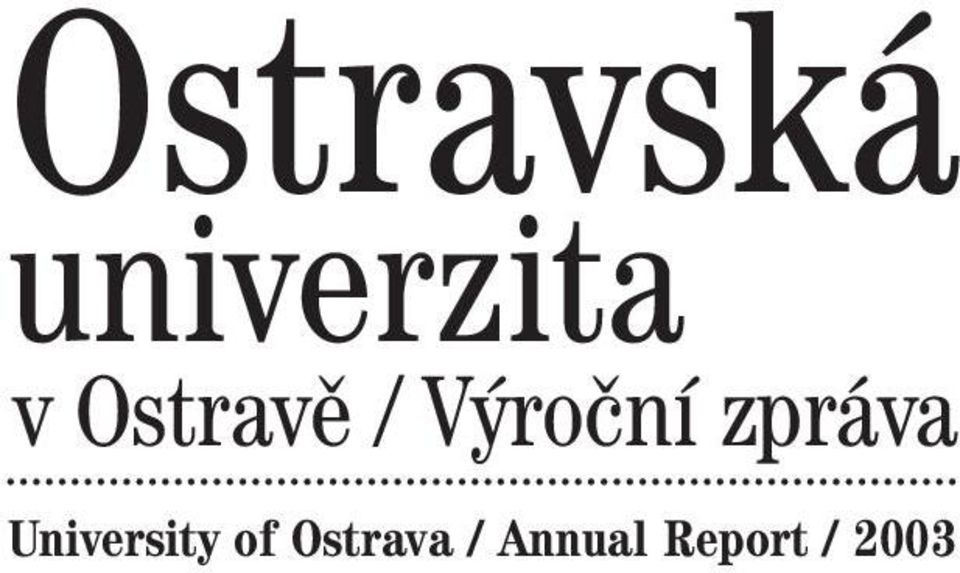 zpráva University of