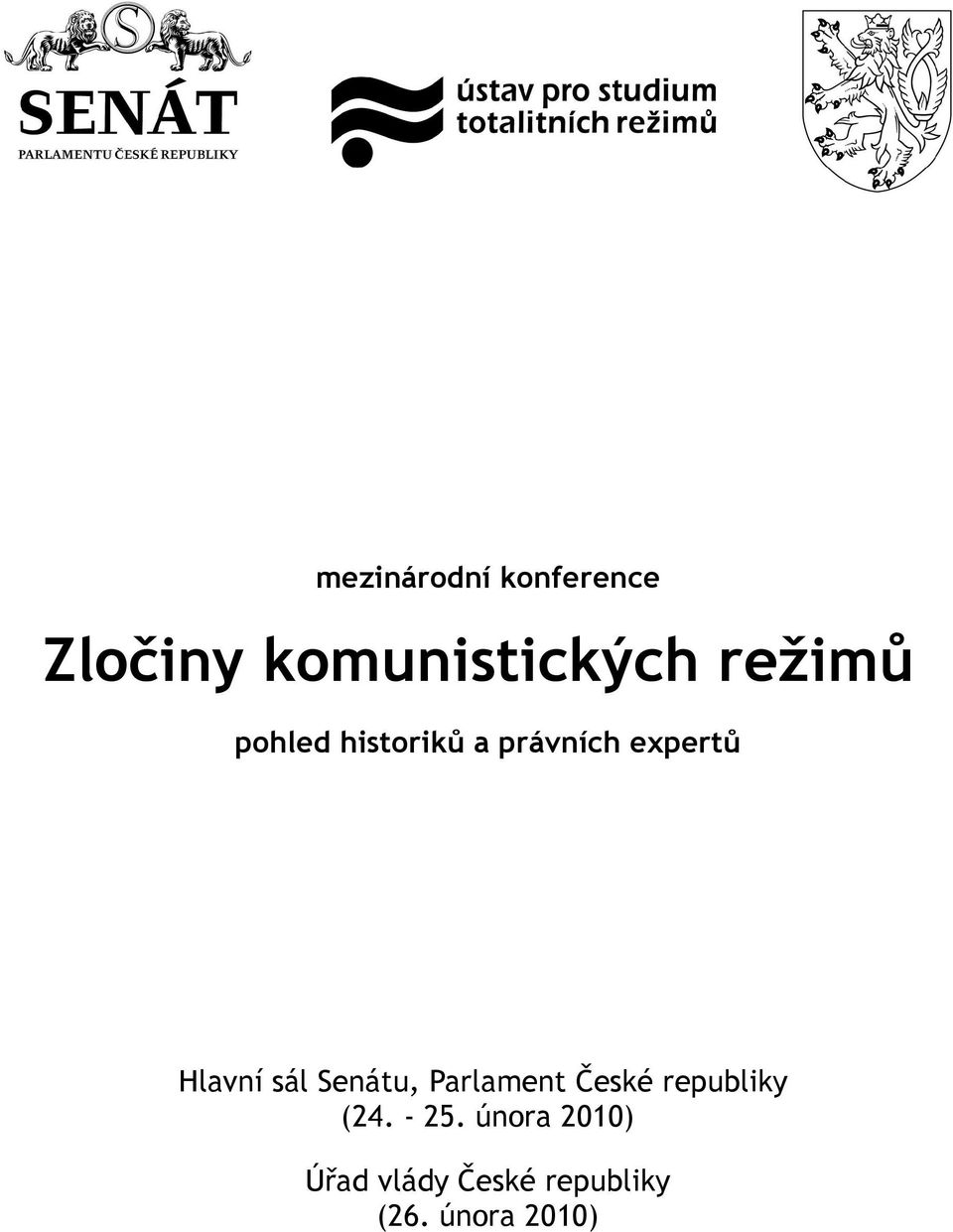 sál Senátu, Parlament České republiky (24. - 25.