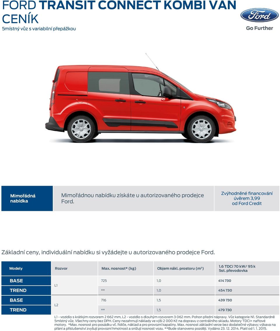 6 TDCi 70 kw/ 95 k 5st.