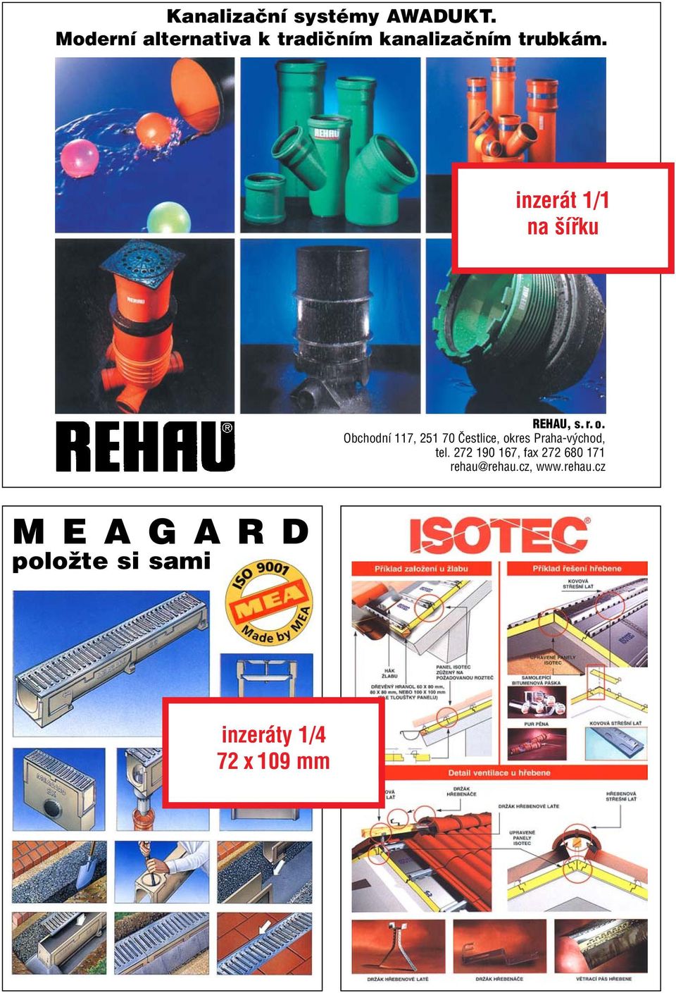 inzerát 1/1 na ífiku REHAU, s. r.o.