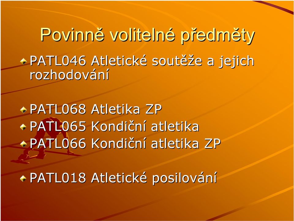 Atletika ZP PATL065 Kondiční atletika PATL066