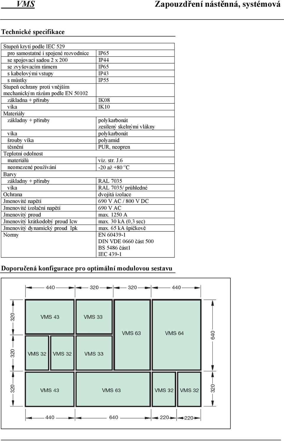 šrouby víka polyamid těsnění PUR, neopren Teplotní odolnost materiálů viz. str. J.