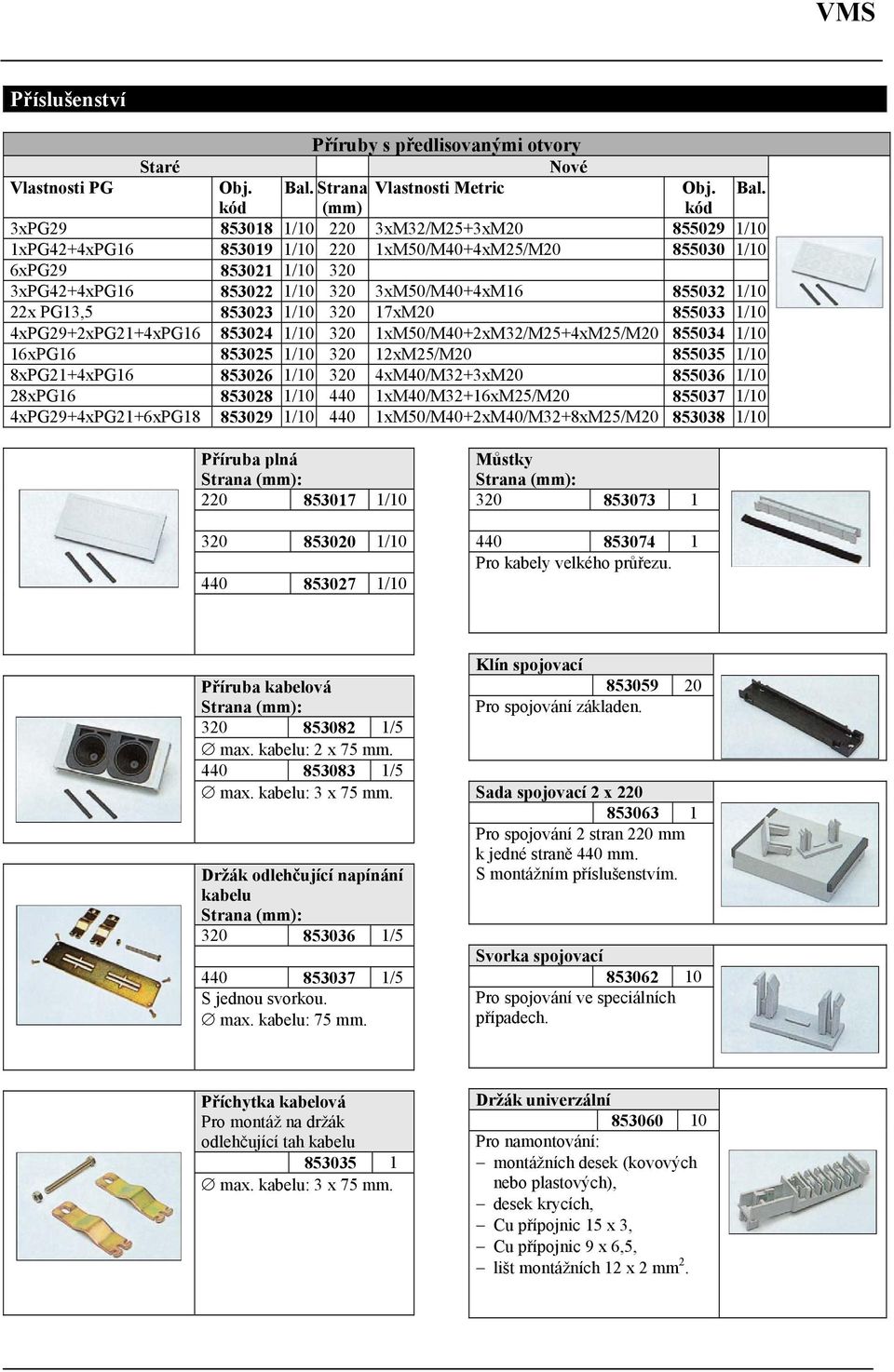 kód (mm) kód 3xPG29 853018 1/10 220 3xM32/M25+3xM20 855029 1/10 1xPG42+4xPG16 853019 1/10 220 1xM50/M40+4xM25/M20 855030 1/10 6xPG29 853021 1/10 320 3xPG42+4xPG16 853022 1/10 320 3xM50/M40+4xM16