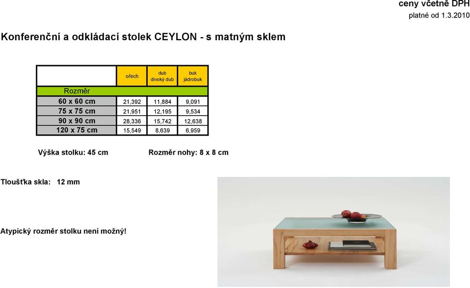 x 6 cm 21,392 11,884 9,91 75 x 75 cm 21,951 12,195 9,534 9 x 9 cm 28,336 15,742