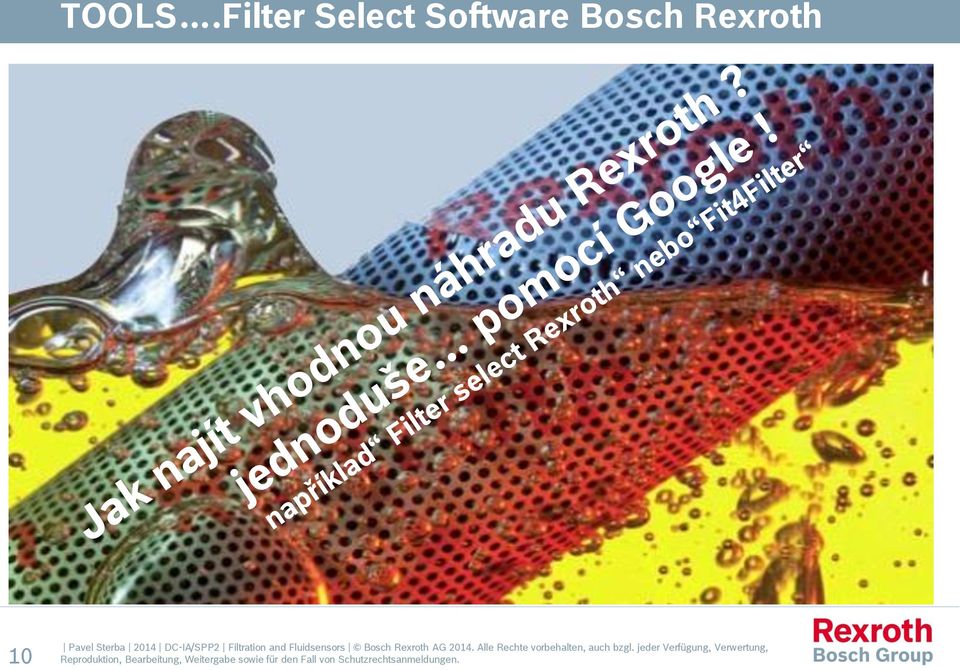 Sterba 2014 DC-IA/SPP2 Filtration and