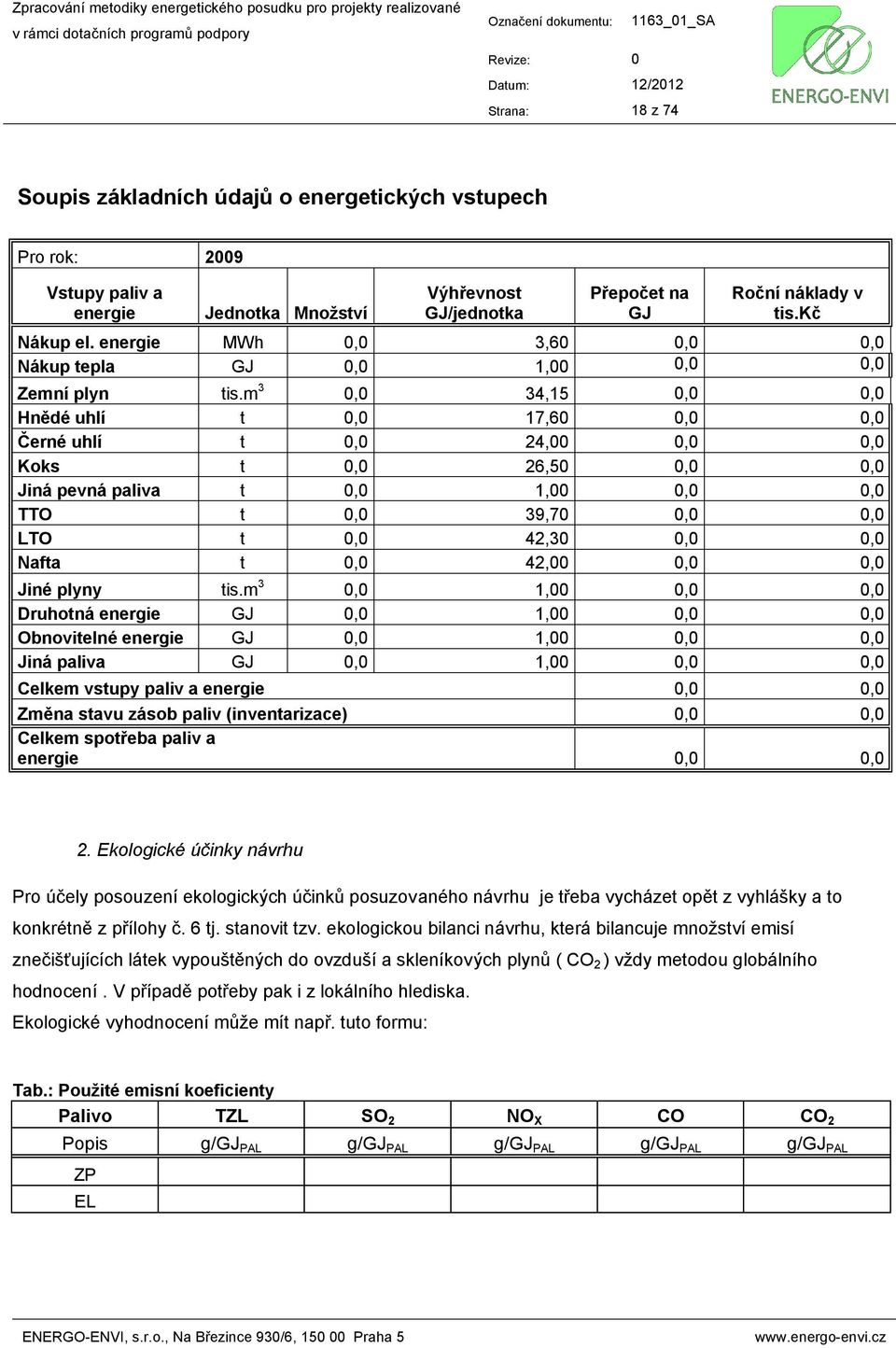 m3 t t t t t t t 34,15 17,6 24, 26,5 1, 39,7 42,3 42, Jiné plyny Druhotná energie Obnovitelné energie Jiná paliva tis.