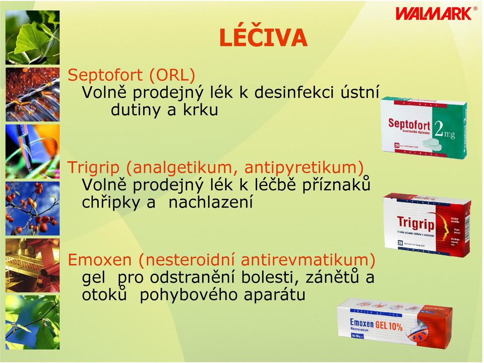 lék k léčbě příznaků chřipky a nachlazení Emoxen (nesteroidní