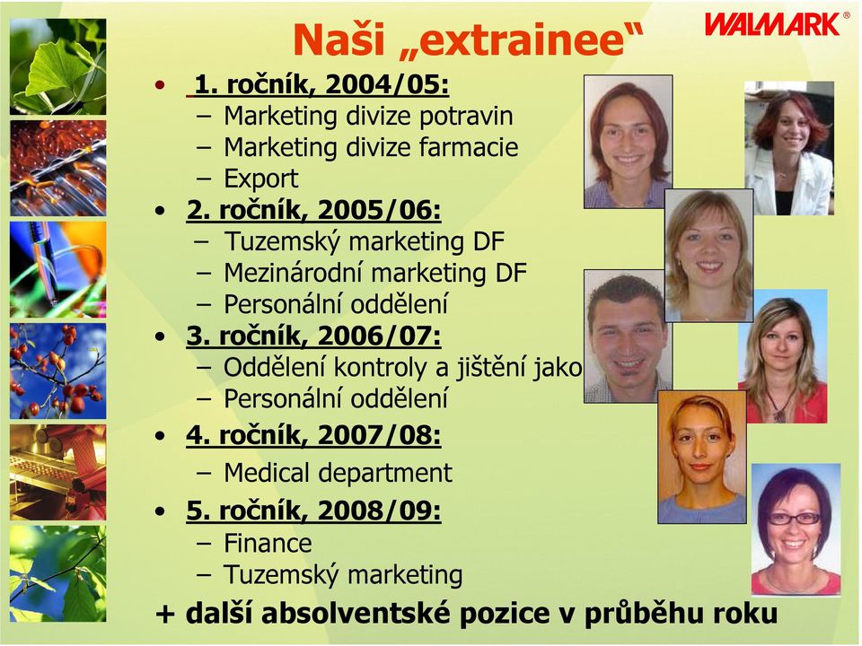 ročník, 2006/07: Oddělení kontroly a jištění jakosti Personální oddělení 4.