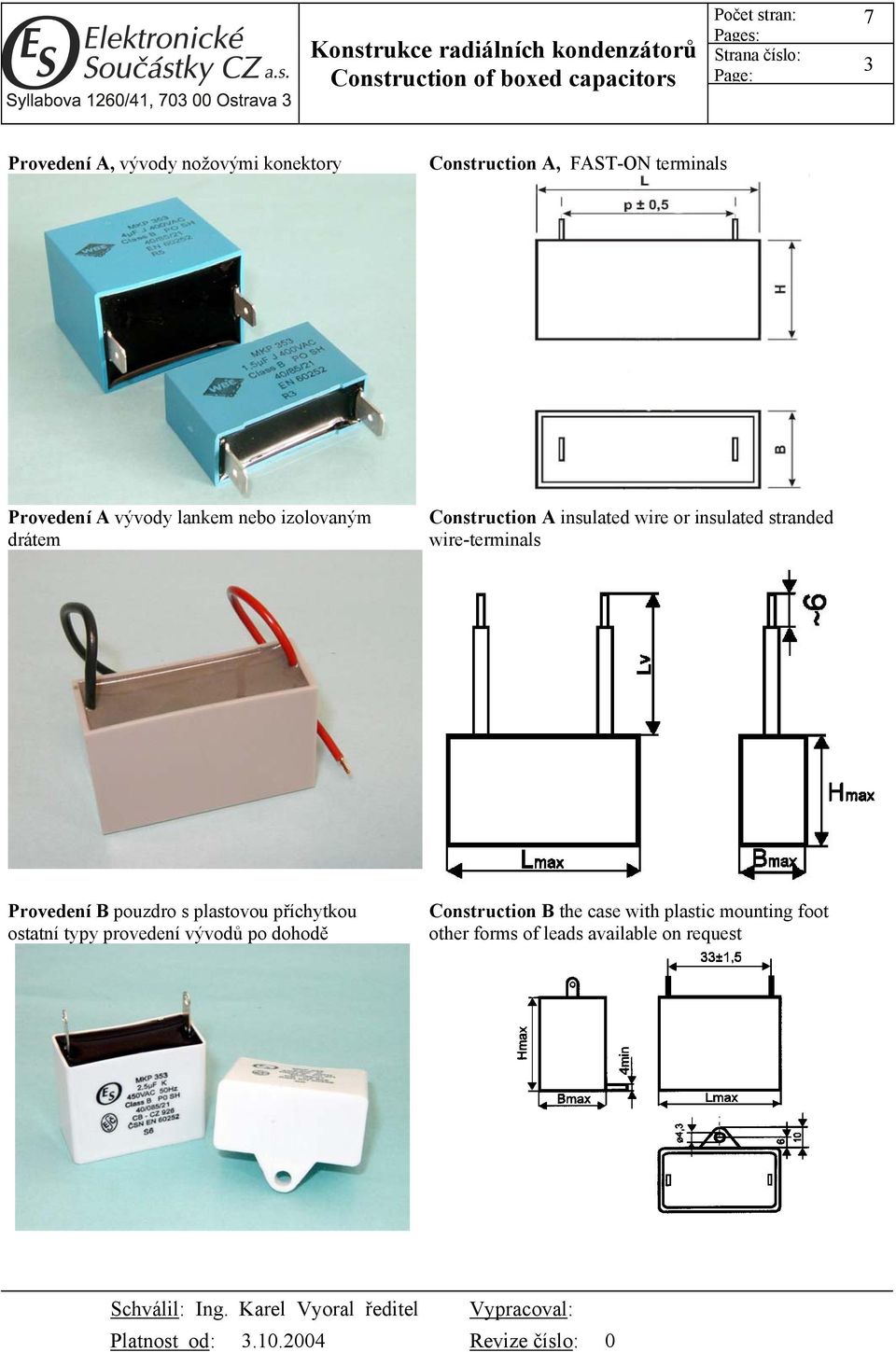 Construction A insulated wire or insulated stranded wire-terminals